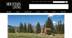 Desktop Screenshot of mountainliving.com